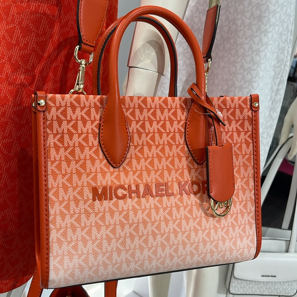 Michael Kors Mirella Small Ombré Signature Logo Crossbody XBODY Shopper Bag
NWT - Picture 14 of 16